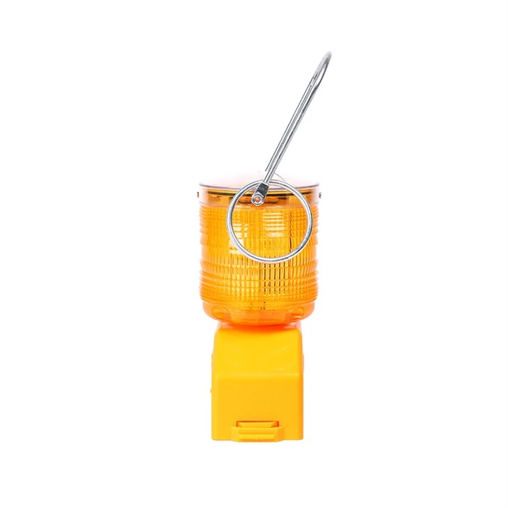 Solar Amber Flashing Light